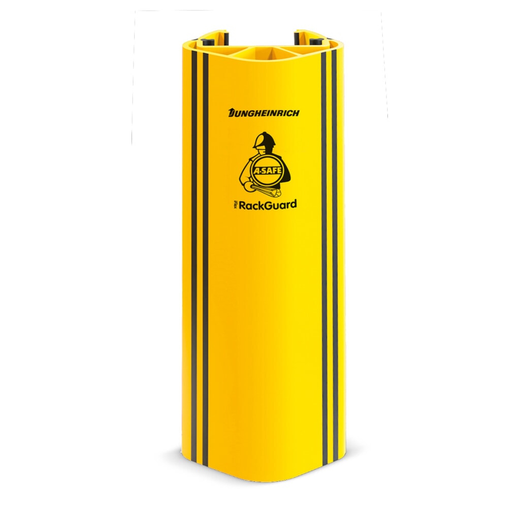 Obrázok výrobku: A-SAFE ochrana proti nárazom pre regály RackGuard z MEMAPLEX®, vnútorné rozmery v × š × h 600 × 85 × 80 mm