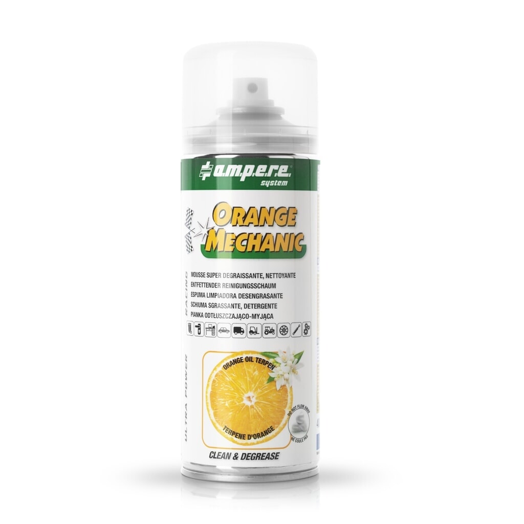 Obrázok výrobku: A.M.P.E.R.E. Orange Mechanic čistiaca pena, odmasťovanie, 400 ml, 12 ks/balenie