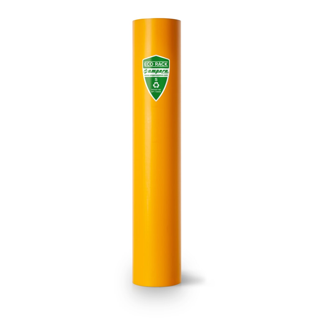 A.M.P.E.R.E. Ochrana proti nárazu pre regály Eco Rack z plastu, model S, vnútorné rozmery v × š 600 × 70 – 87 mm Obrázok výrobku: A.M.P.E.R.E. Ochrana proti nárazu pre regály Eco Rack z plastu, model S, vnútorné rozmery v × š 600 × 70 – 87 mm