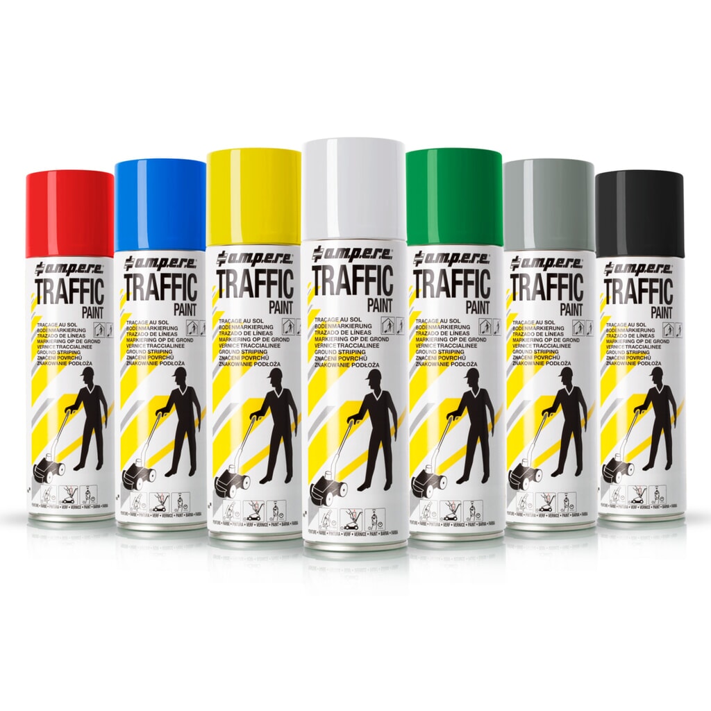 Číslo obrázka výrobku 3: A.M.P.E.R.E. Značkovacia farba TRAFFIC 0,5 l, žltá