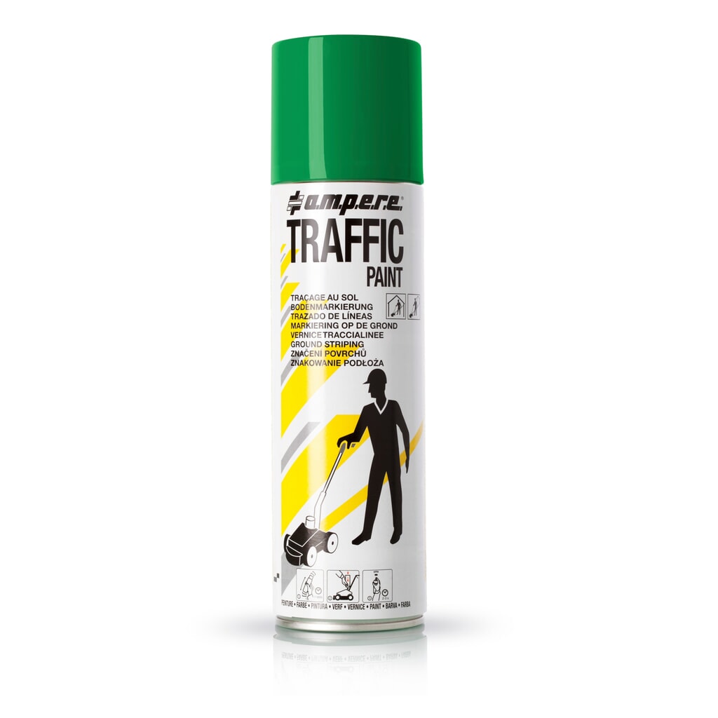 Obrázok výrobku: A.M.P.E.R.E. Značkovacia farba TRAFFIC 0,5 l, zelená