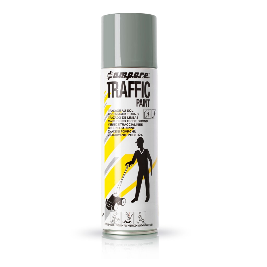 Obrázok výrobku: A.M.P.E.R.E. Značkovacia farba TRAFFIC 0,5 l, sivá