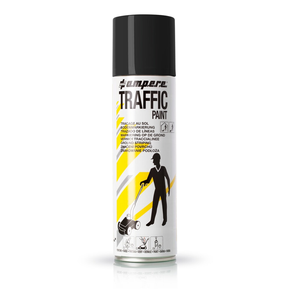 Obrázok výrobku: A.M.P.E.R.E. Značkovacia farba TRAFFIC 0,5 l, čierna