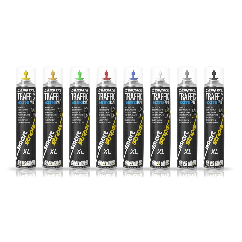 Číslo obrázka výrobku 4: A.M.P.E.R.E. Farba na podlahové značenie TRAFFIC extra Paint® XL 0,75 l, červená