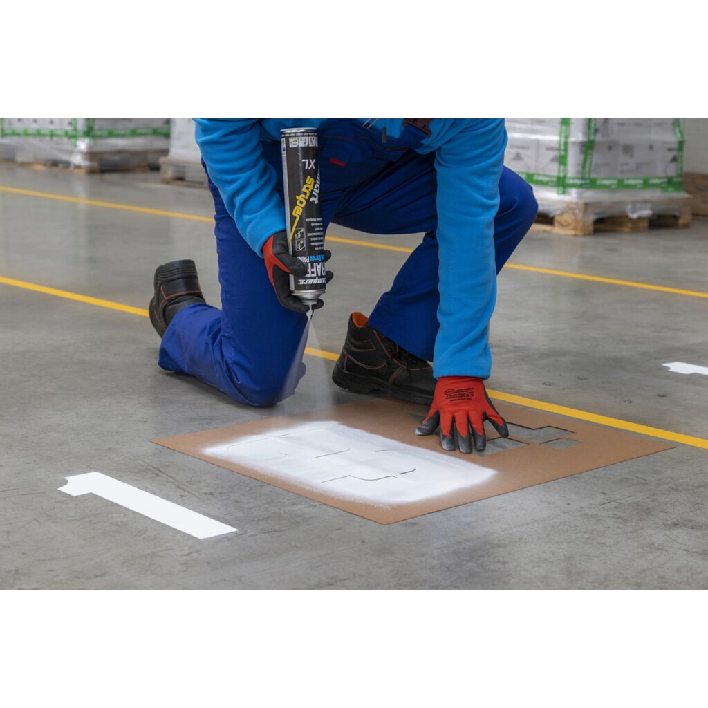 A.M.P.E.R.E. Farba na podlahové značenie TRAFFIC extra Paint® XL 0,75 l, biela Číslo obrázka výrobku 7: A.M.P.E.R.E. Farba na podlahové značenie TRAFFIC extra Paint® XL 0,75 l, biela