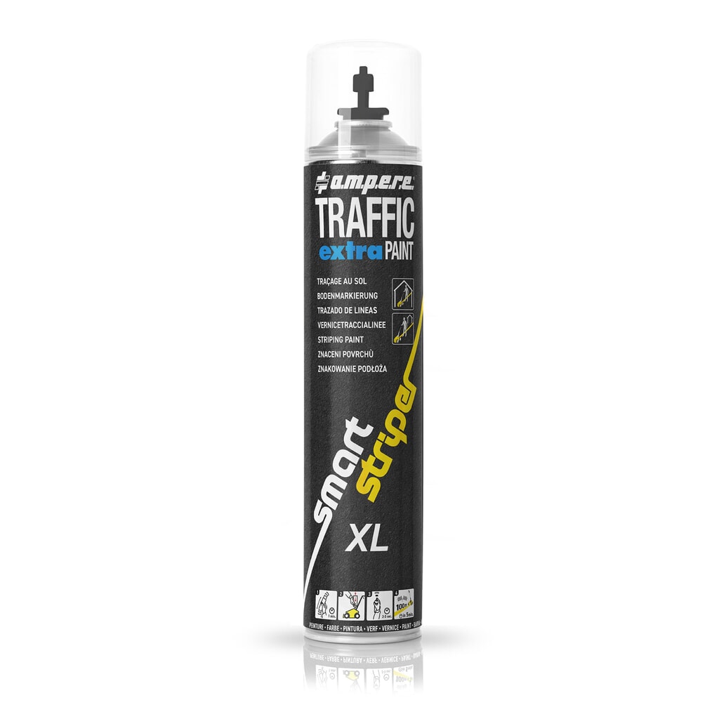 Obrázok výrobku: A.M.P.E.R.E. Farba na podlahové značenie TRAFFIC extra Paint® XL 0,75 l, čierna