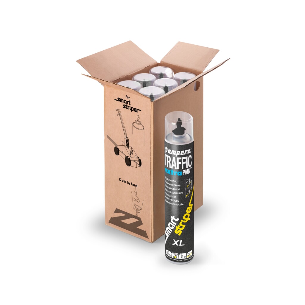 Číslo obrázka výrobku 6: A.M.P.E.R.E. Farba na podlahové značenie TRAFFIC extra Paint® XL 0,75 l, čierna