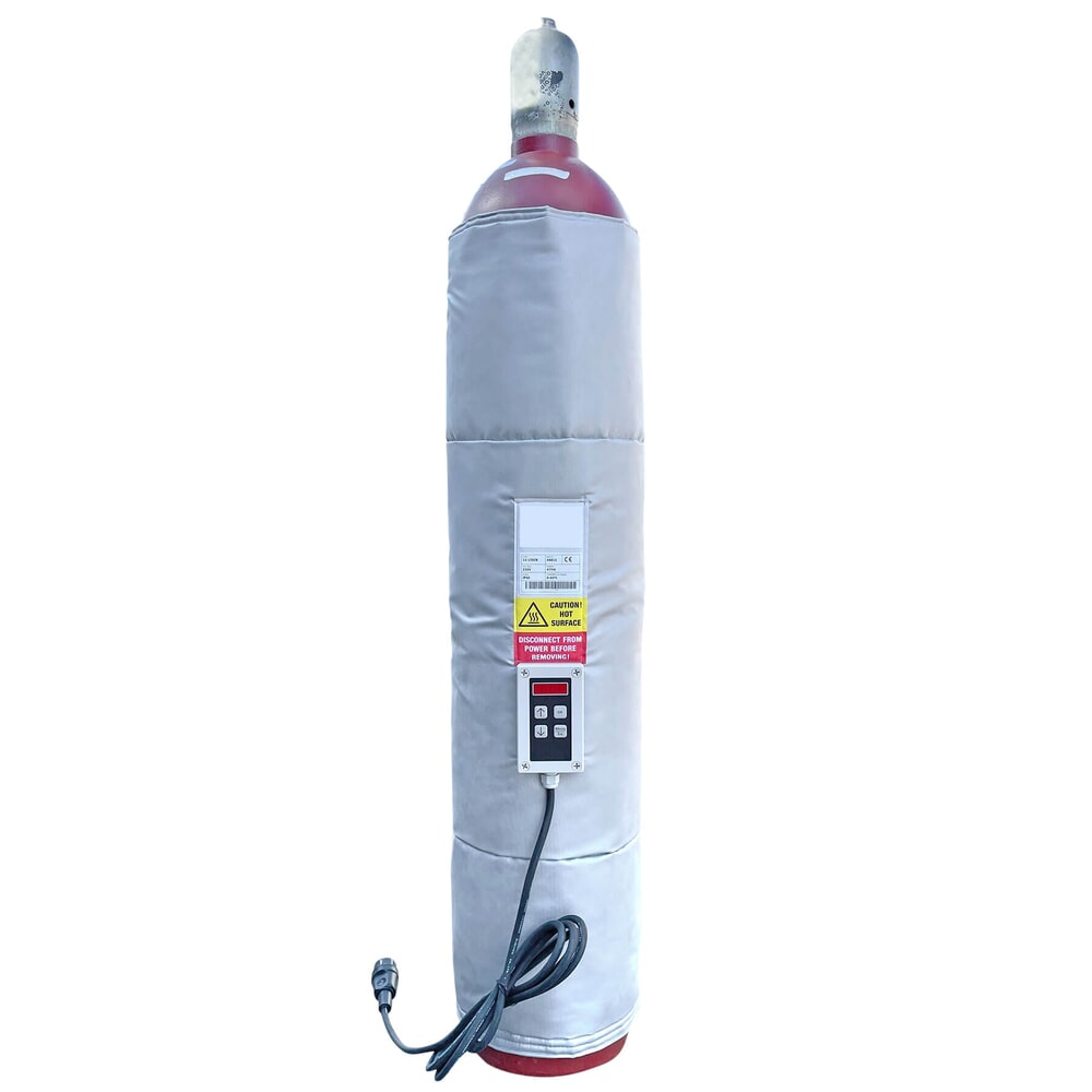 Obrázok výrobku: Kuhlmann vyhrievacia manžeta pre plynové fľaše (79 l), 230 V, 411 W, s digitálnym regulátorom teploty 0 – 40 °C