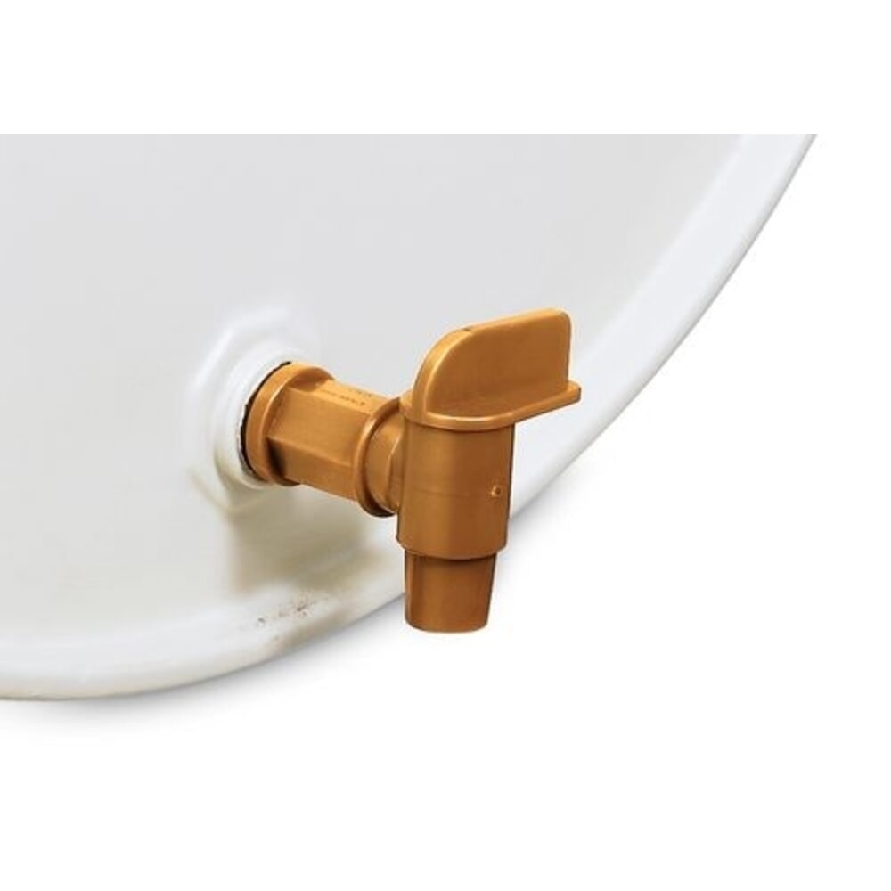 Obrázok výrobku: Denios sudový kohútik z polyetylénu, vhodný pre korozívne a agresívne chemikáliám FH 1, priemer závitu 3/4 palca