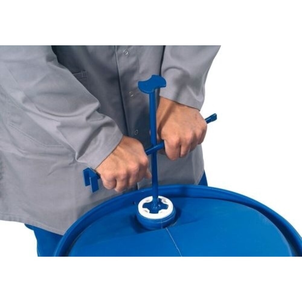 Číslo obrázka výrobku 1: Denios krížový sudový kľúč , oceľ, lakovaný, na otváranie najbežnejších uzáverov sudov