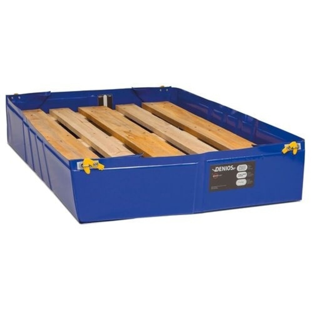 Číslo obrázka výrobku 1: Denios skladacia opakovane použiteľná záchytná vaňa z plastu, záchytný objem 25 l, v × š × h 125 × 350 × 700 mm