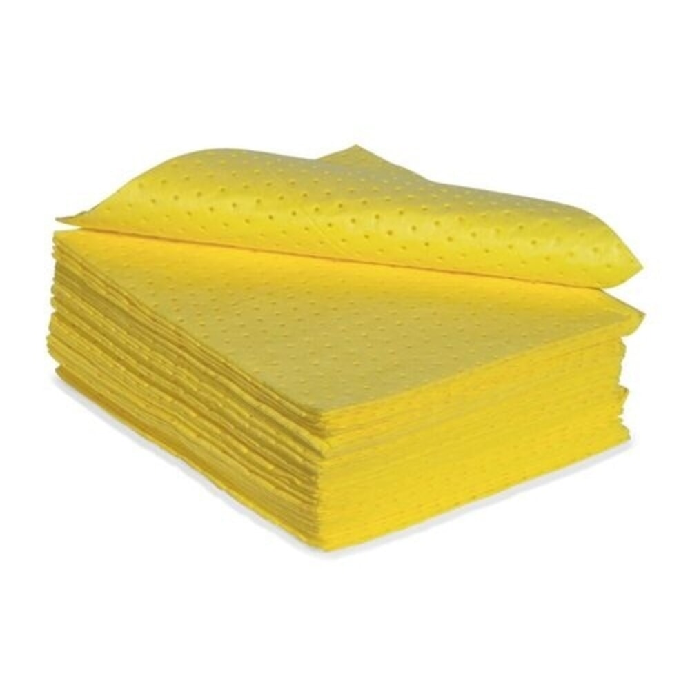 Obrázok výrobku: Denios sorpčné rohože z netkanej textílie DENSORB Economy Single, špeciálne, heavy, 40 × 50 cm, 50 kusov