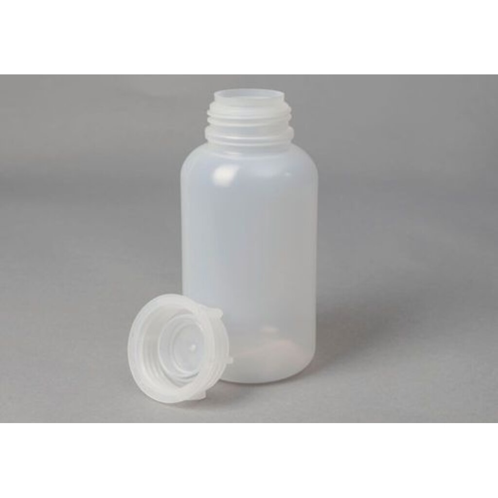 Číslo obrázka výrobku 1: Denios fľaše so širokým hrdlom z LDPE, okrúhle, priehľadné, 1500 ml, 6 kusov