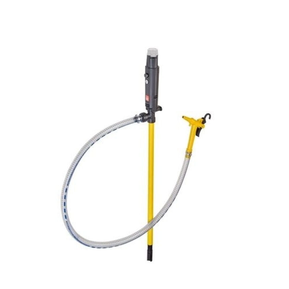 Číslo obrázka výrobku 1: Denios sudové čerpadlo na batérie z polypropylénu, hadica 1,5 m, výdajný ventil, 75 W, hĺbka ponoru 500 mm