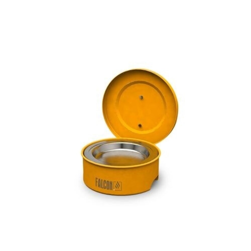 Číslo obrázka výrobku 1: Denios čistič drobných dielov FALCON z lakovanej ocele s ponorným sitom, 2 l