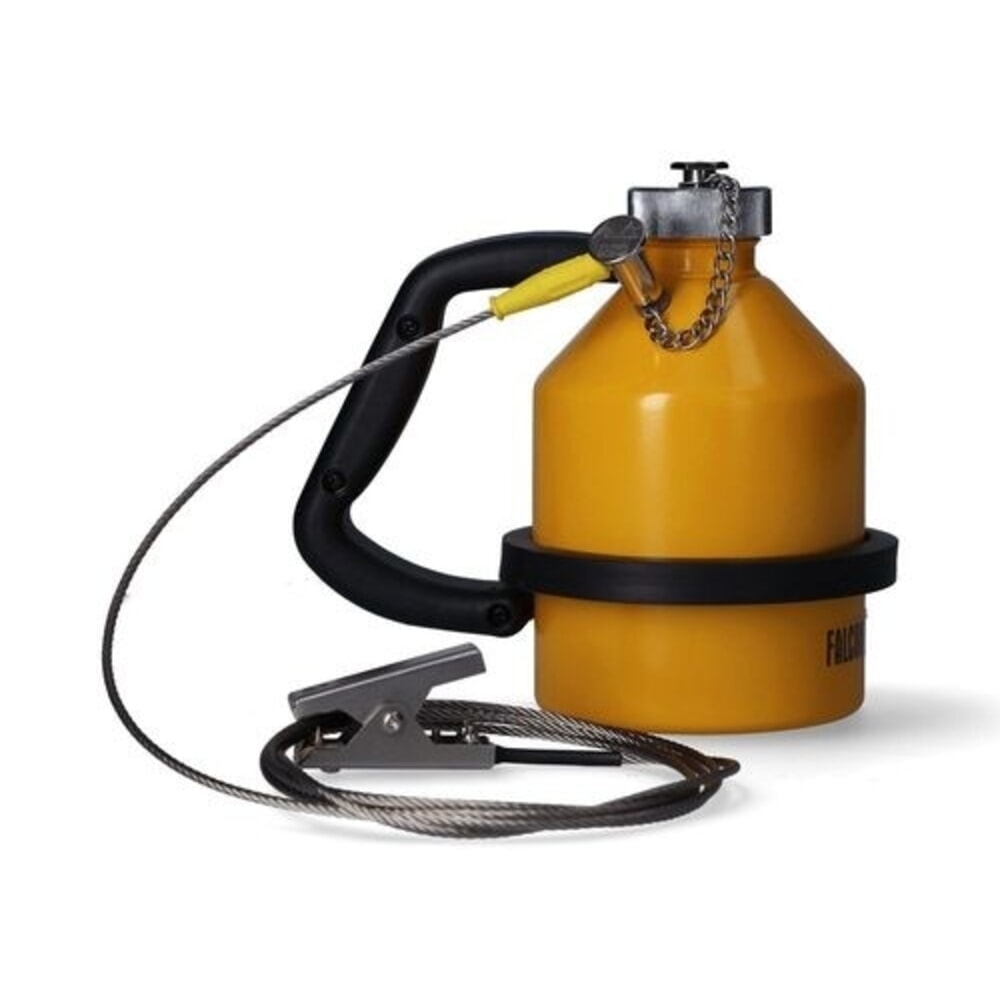 Obrázok výrobku: Denios bezpečnostný kanister FALCON, vyrobený z lakovanej ocele, uzemnenie, skrutkovacie veko, 1 l