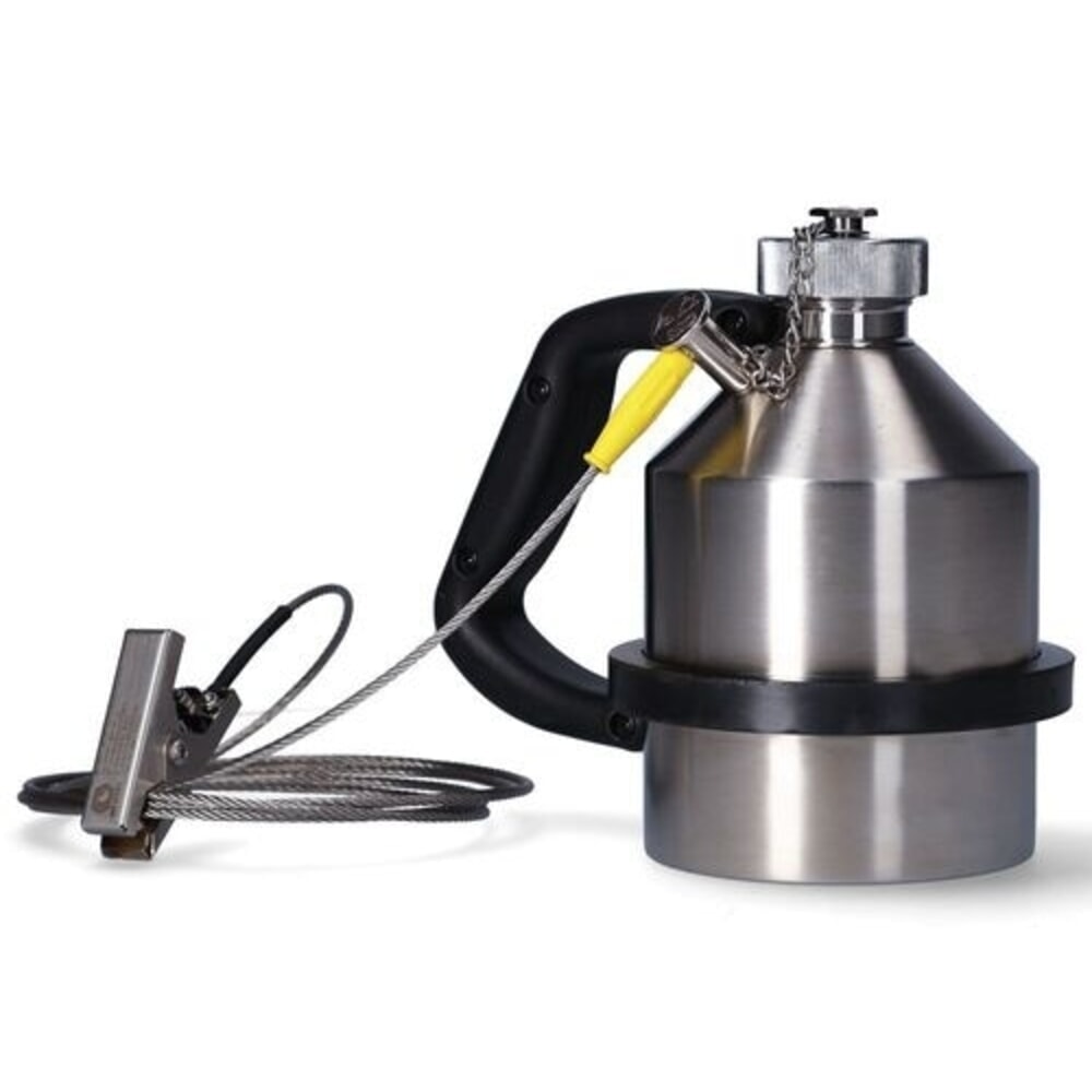 Obrázok výrobku: Denios bezpečnostný kanister FALCON z nehrdzavejúcej ocele, uzemnenie, skrutkovacie veko, 1 l