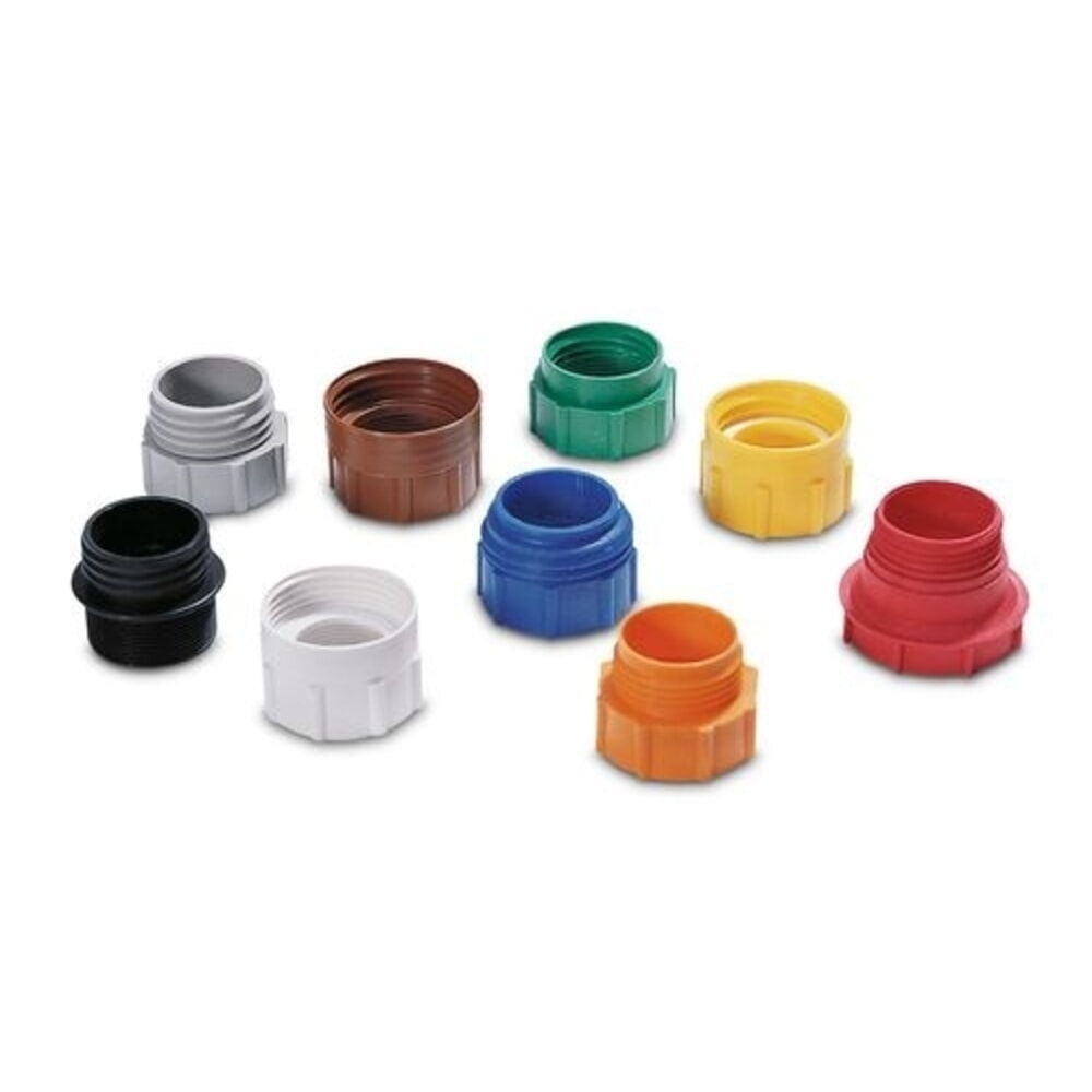 Číslo obrázka výrobku 2: Denios závitový adaptér z 2" jemný (l) na 2" Mauser hrubý (A), modrý