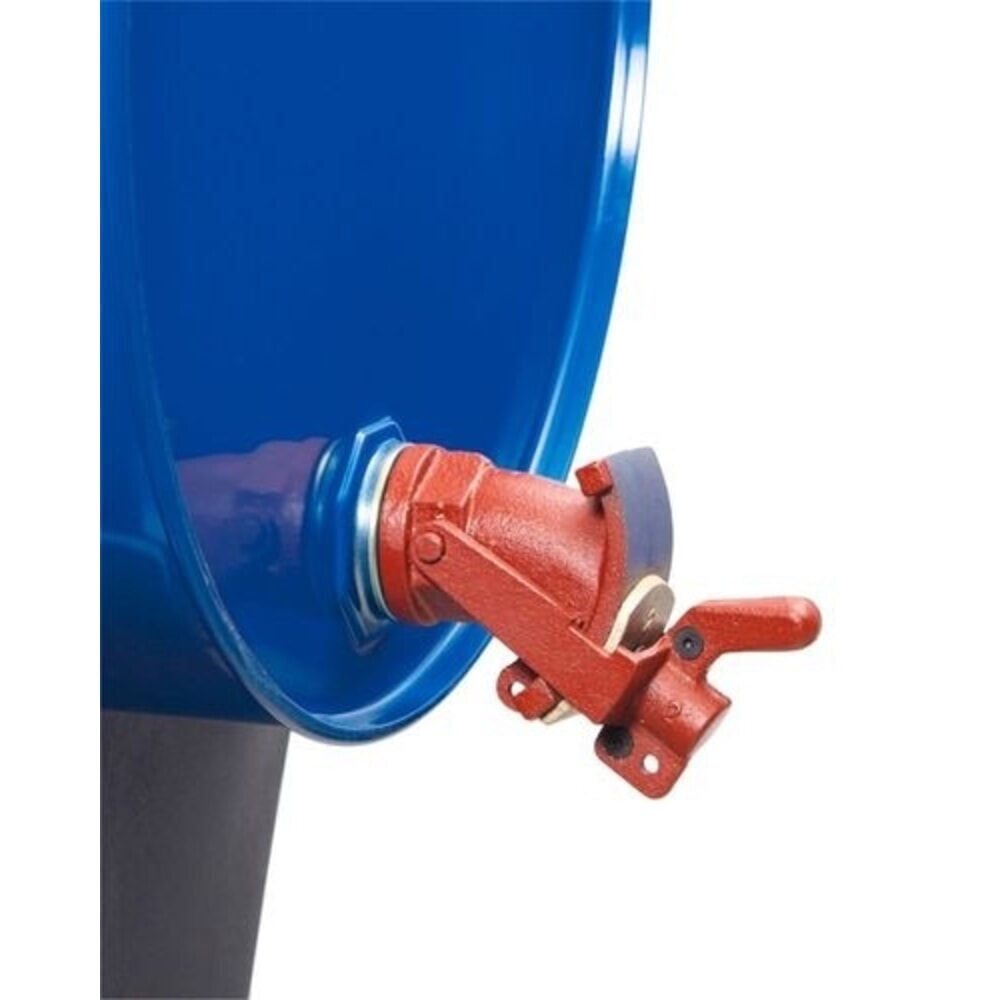 Číslo obrázka výrobku 2: Denios sudový kohútik z liatiny s mosadznou uzatváracou doskou, závit Ø 2 palce