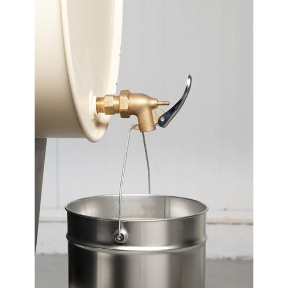 Číslo obrázka výrobku 2: Denios samouzatvárací mosadzný kohútik pre oceľové sudy, priemer závitu Ø 3/4 palca, pre nekorozívne kvapaliny