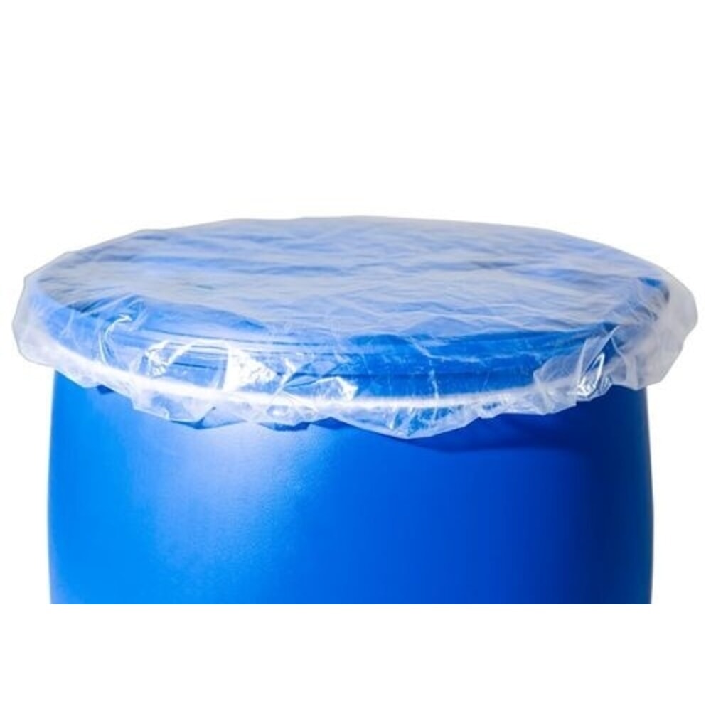 Číslo obrázka výrobku 2: Kryt na sudy DENIOS s priemerom do 620 mm, priehľadný, 10 kusov