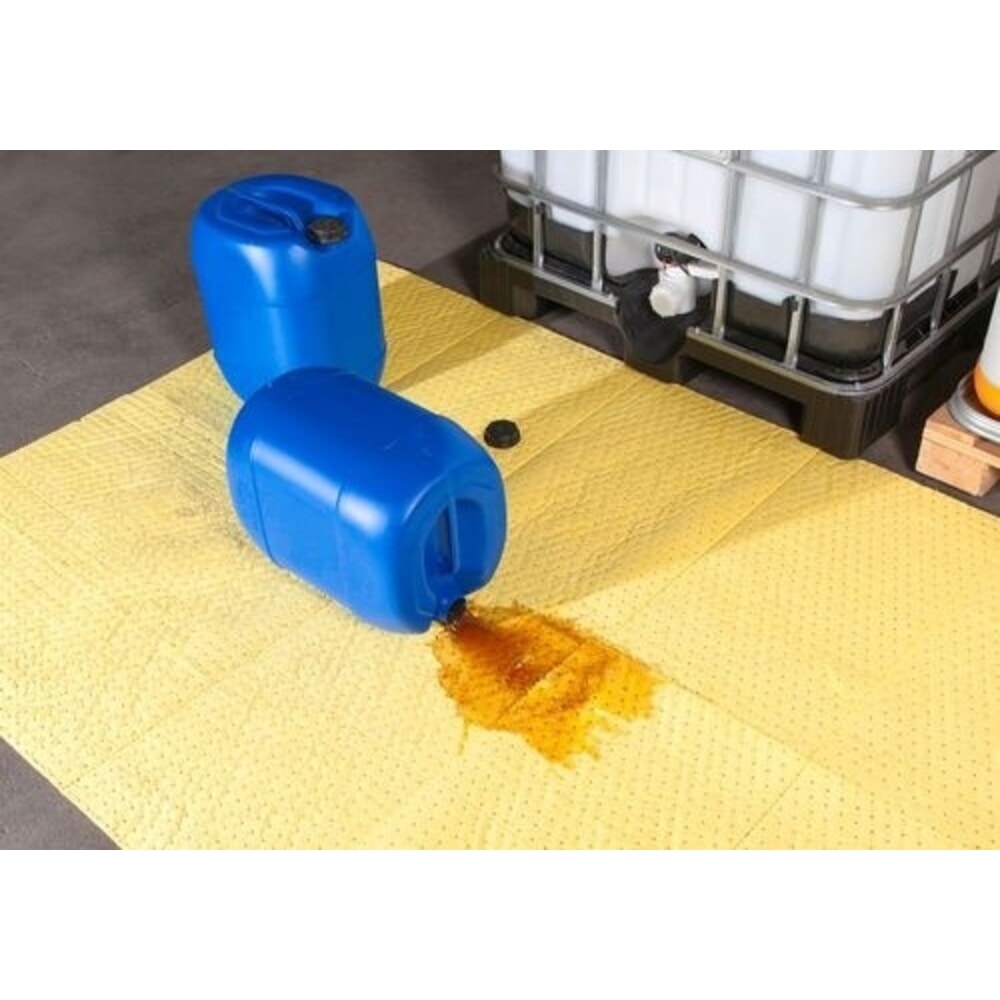 Číslo obrázka výrobku 2: Denios sorpčná rola z netkanej textílie DENSORB Economy Single, špeciálna, ľahká, 38 cm × 90 m, 2 kus