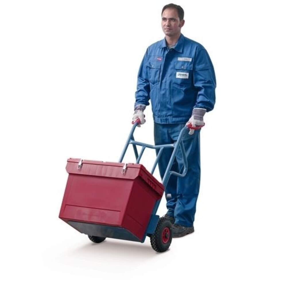 Číslo obrázka výrobku 2: Denios opakovane použiteľná bezpečnostná nádoba na nebezpečný materiál, vyrobená z polypropylénu, nasadzovacie veko a kovová spona, 18 l