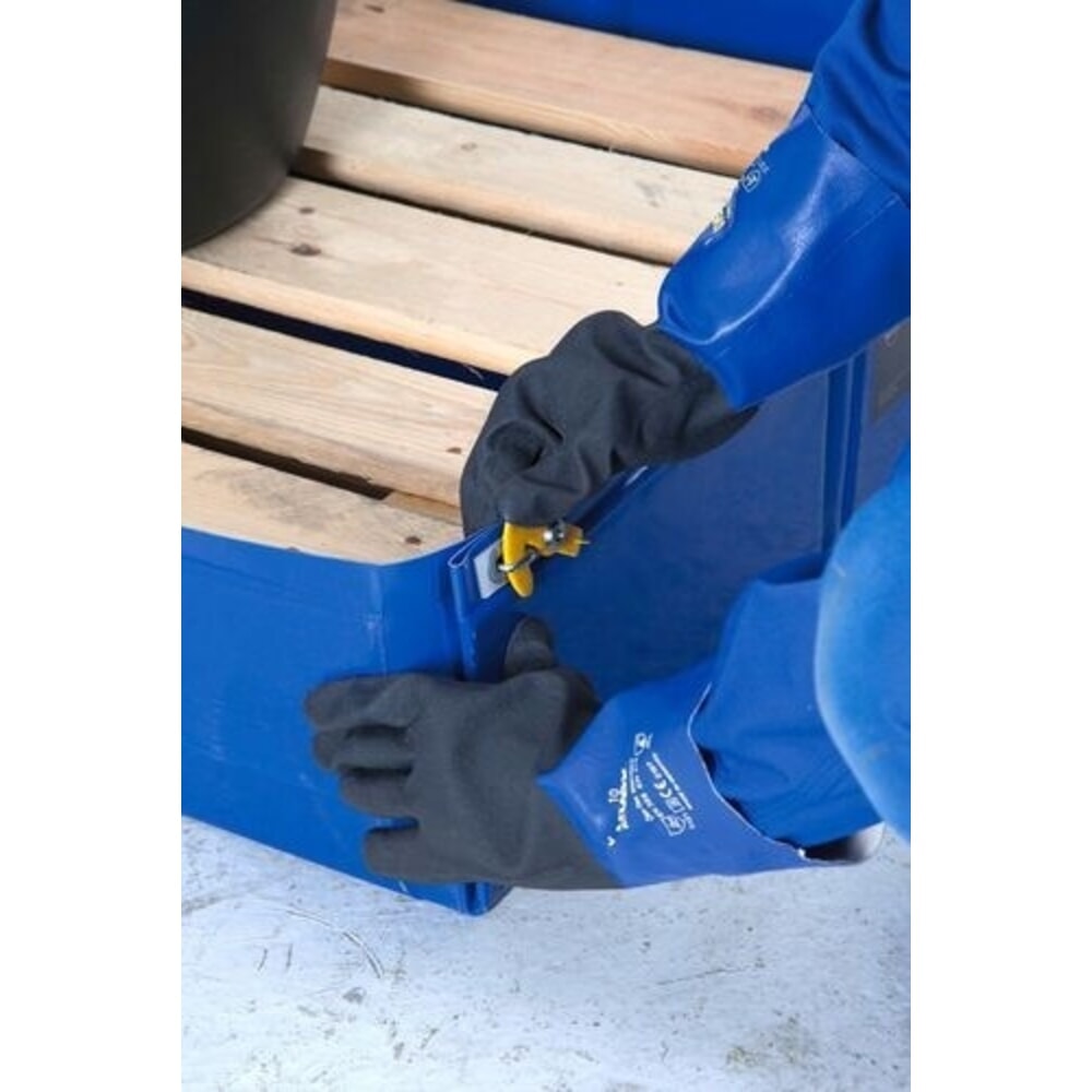 Číslo obrázka výrobku 2: Denios skladacia opakovane použiteľná záchytná vaňa z plastu, záchytný objem 25 l, v × š × h 125 × 350 × 700 mm