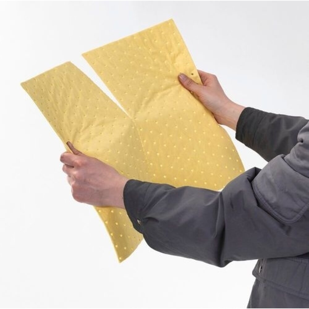 Číslo obrázka výrobku 3: Denios sorpčné rohože z netkanej textílie DENSORB Economy Single, špeciálne, heavy, 40 × 50 cm, 50 kusov