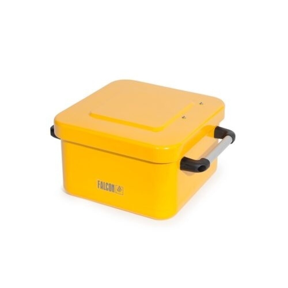 Číslo obrázka výrobku 2: Denios čistič drobných dielov FALCON vyrobený z ocele, uzemnenie, lakovaný, s ponorným sitkom, 10 l