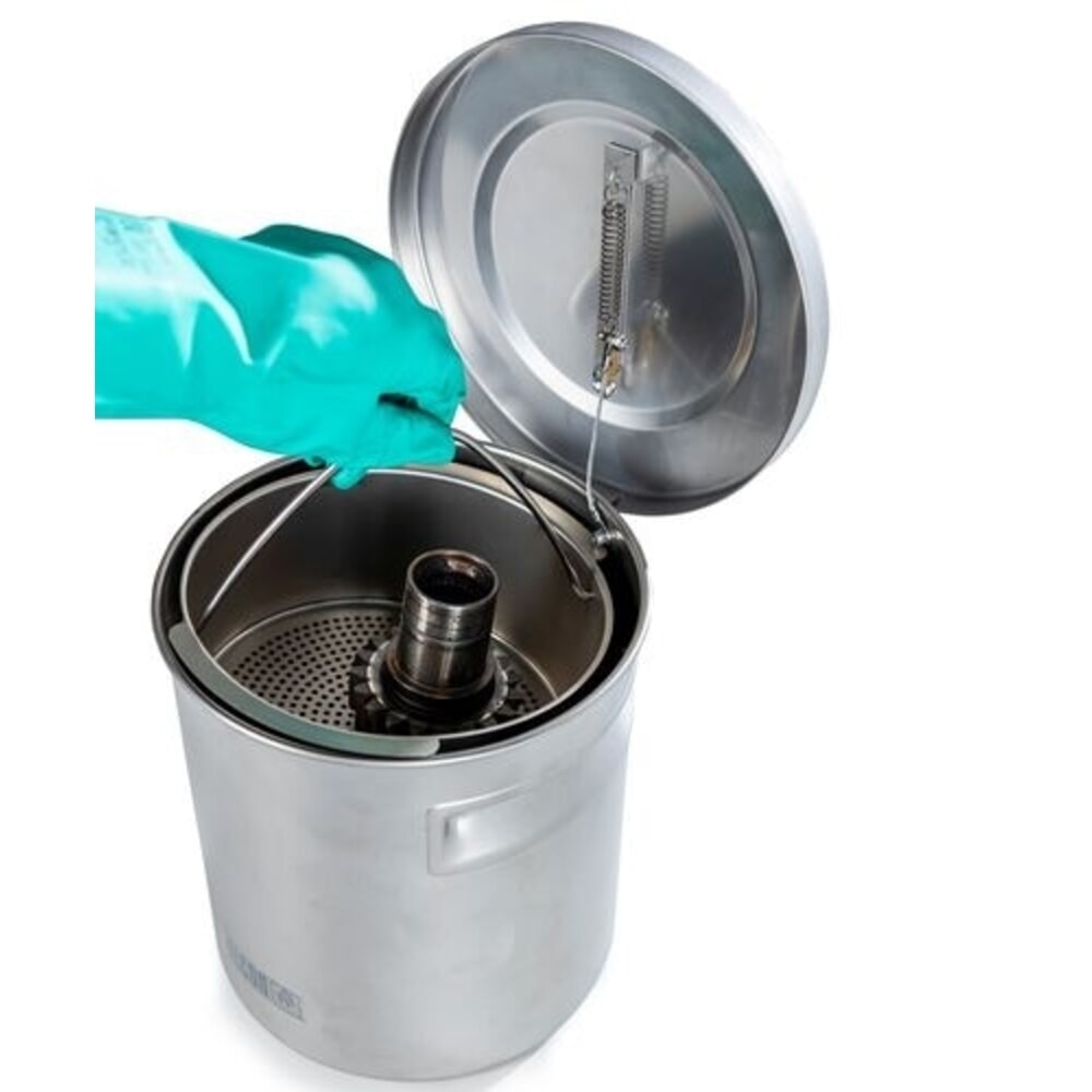 Číslo obrázka výrobku 2: Denios kôš na súčiastky FALCON z nehrdzavejúcej ocele, pre 8 l nádobu