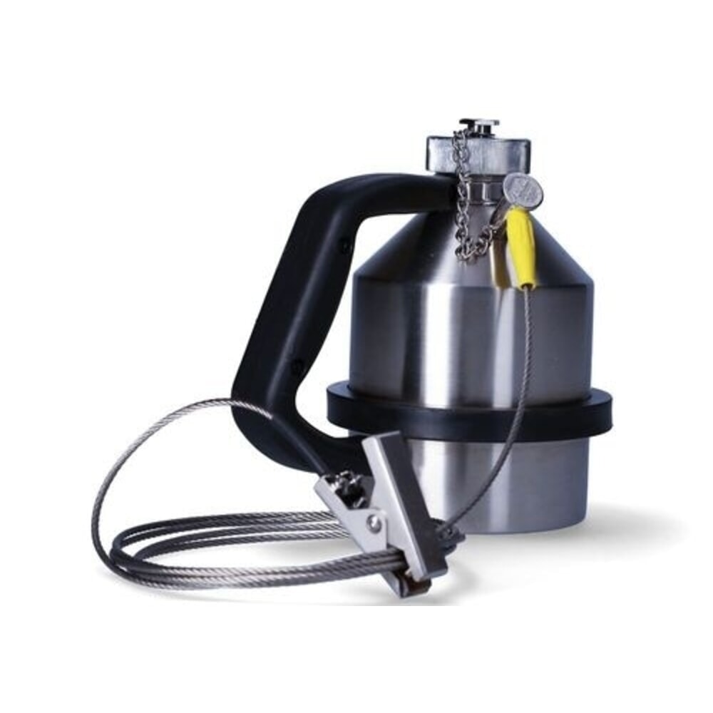 Číslo obrázka výrobku 2: Denios bezpečnostný kanister FALCON z nehrdzavejúcej ocele, uzemnenie, skrutkovacie veko, 1 l