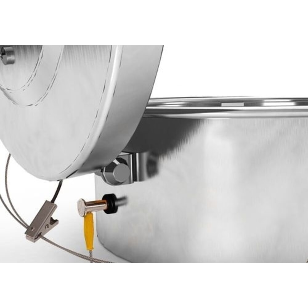 Číslo obrázka výrobku 2: Denios uzemňovací kábel s rýchlospojkou pre nádoby FALCON