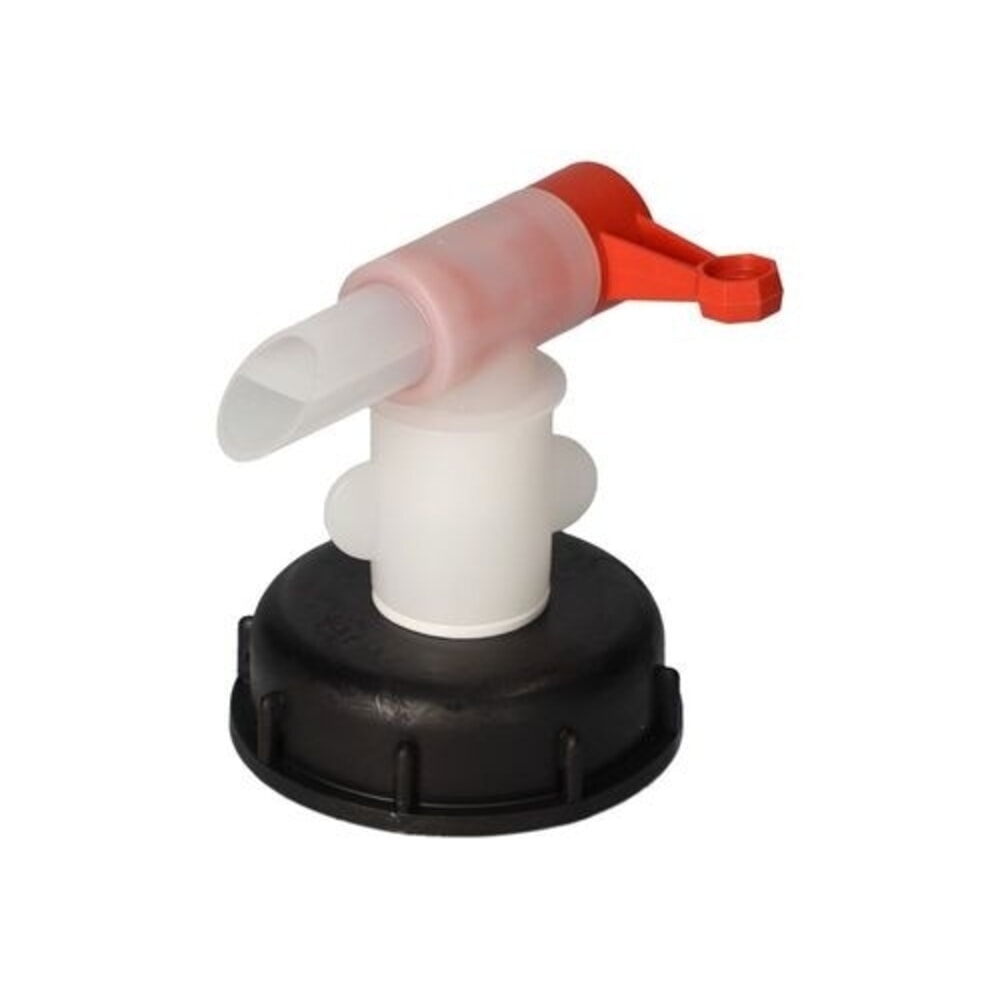 Číslo obrázka výrobku 3: Denios vypúšťací kohút pre plastové nádoby H 71, závit Ø 72 mm