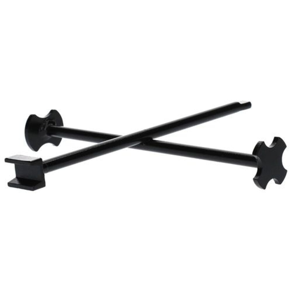 Číslo obrázka výrobku 3: Denios krížový sudový kľúč , oceľ, lakovaný, na otváranie najbežnejších uzáverov sudov