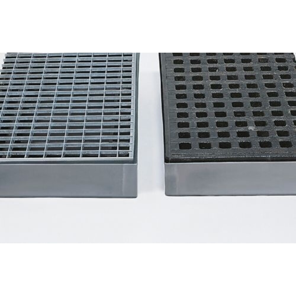 Číslo obrázka výrobku 3: Denios záchytná vaňa na malé obaly classic-line z pozinkovanej ocele, záchytný objem 20 l, v × š × h 120 × 400 × 600 mm