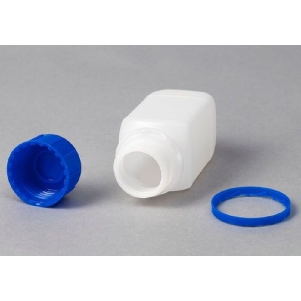 Číslo obrázka výrobku 2: Denios fľaše so širokým hrdlom z HDPE, štvorcové, priehľadné, 1500 ml, UN, 6 kusov