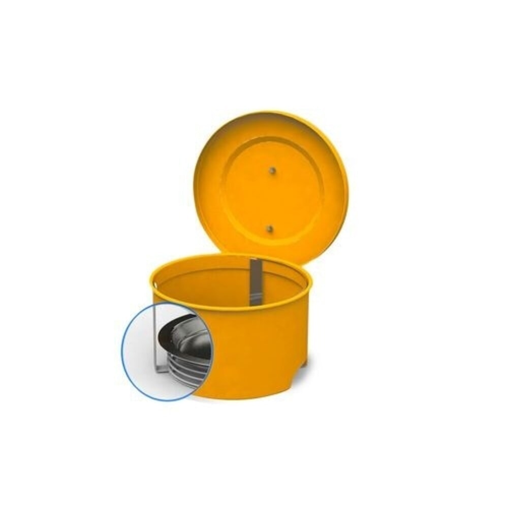 Číslo obrázka výrobku 2: Denios čistič drobných dielov FALCON z lakovanej ocele s ponorným sitom, 4 l