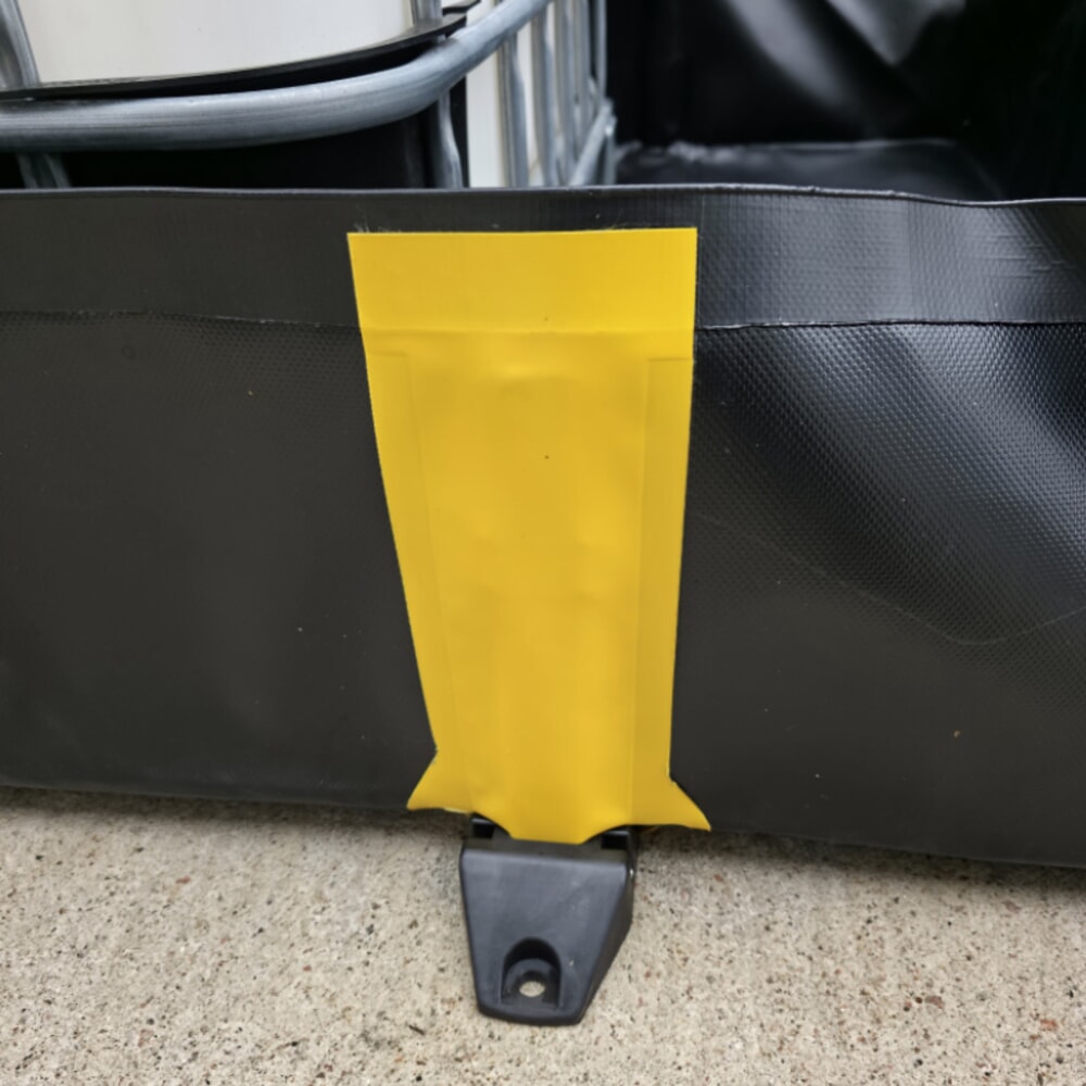 Číslo obrázka výrobku 2: Steinbock® skladacia záchytná vaňa Ultra z PVC, v × š × h 305 × 6 100 × 6 100 mm, záchytný objem 11 318 l
