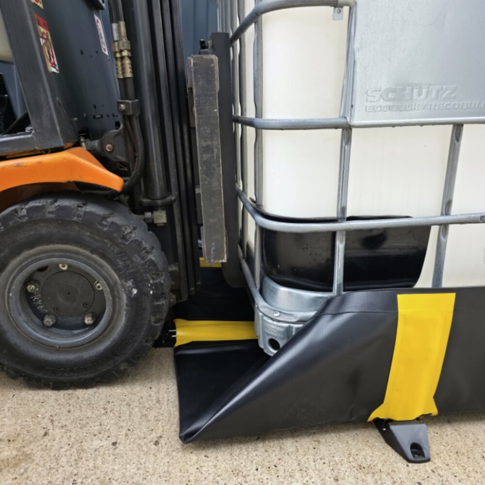 Číslo obrázka výrobku 8: Steinbock® skladacia záchytná vaňa Ultra z PVC, v × š × h 305 × 6 100 × 6 100 mm, záchytný objem 11 318 l
