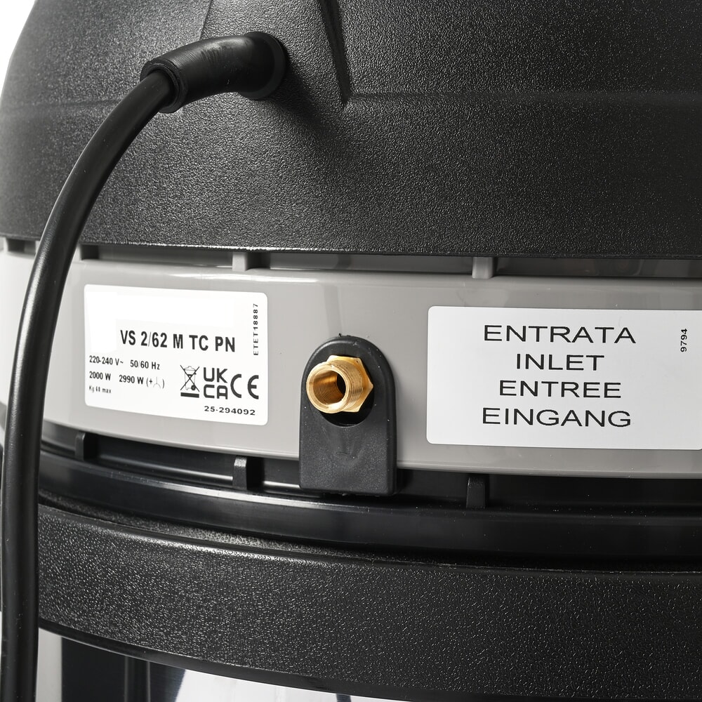 Číslo obrázka výrobku 7: Steinbock® priemyselný vysávač, suchý, VS 2/62 M TC PN, trieda M, max. 2 400 W, 62 l, nehrdzavejúca oceľ