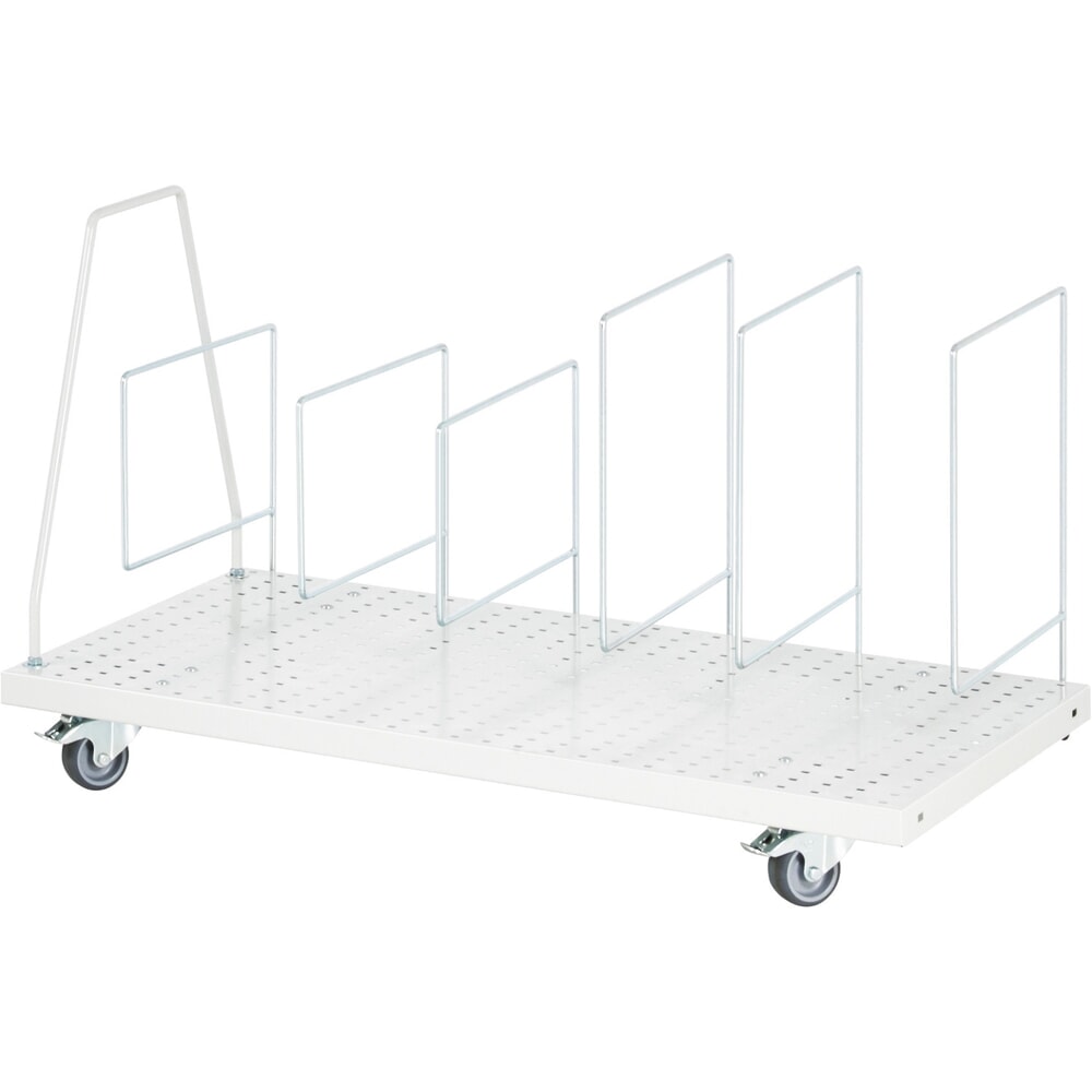 Obrázok výrobku: RAU zásobník na kartóny pre baliace stoly, mobilný, v svetlosivej farbe, v × š × h 615 mm × 665 mm × 650 mm