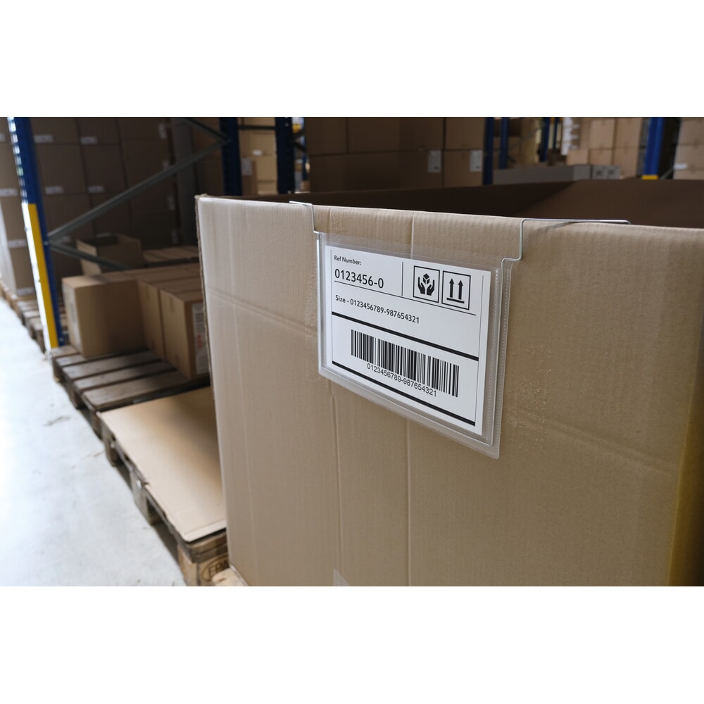 Číslo obrázka výrobku 5: DURABLE vrecka na dokumenty s drôtenými úchytmi, DIN A5 na šírku, otvorené