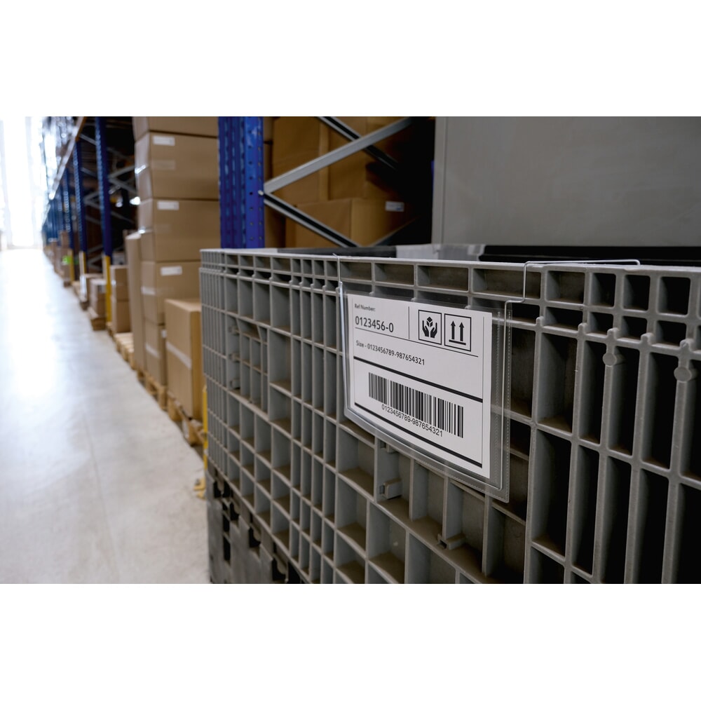 Číslo obrázka výrobku 6: DURABLE vrecka na dokumenty s drôtenými úchytmi, DIN A5 na šírku, otvorené