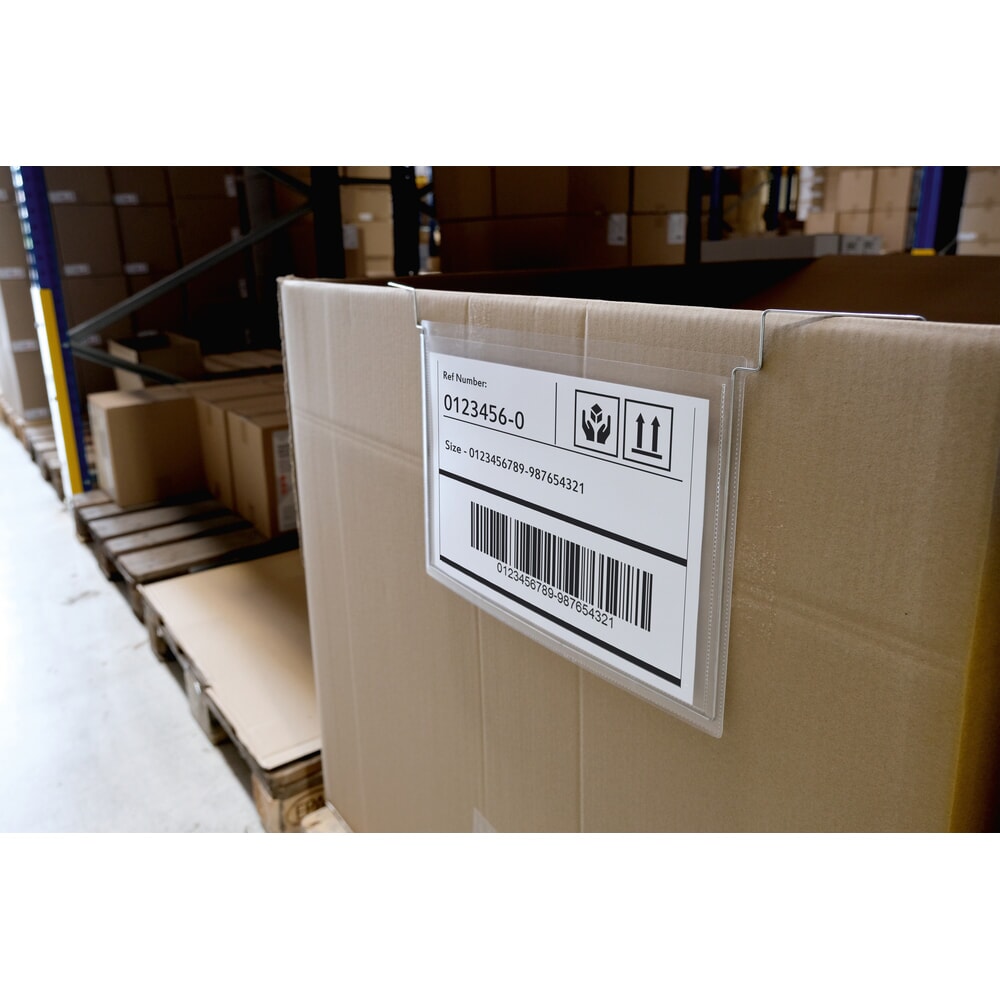 Číslo obrázka výrobku 6: DURABLE vrecka na dokumenty s drôtenými úchytmi, DIN A4 na šírku, otvorené