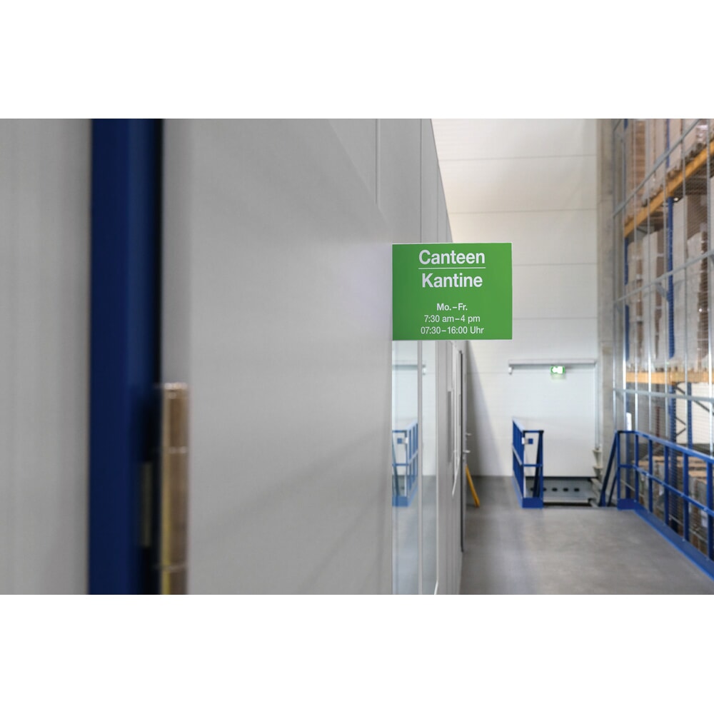 Číslo obrázka výrobku 3: DURABLE označenie regálov, samolepiaci štítok uličky, A4 na výšku