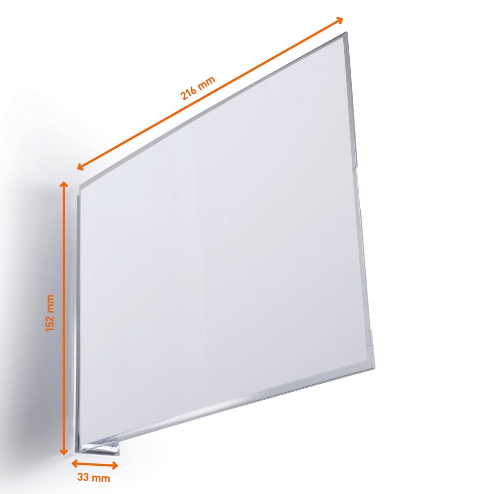 Číslo obrázka výrobku 4: DURABLE označenie regálov, magnetický štítok uličky, A5 na šírku