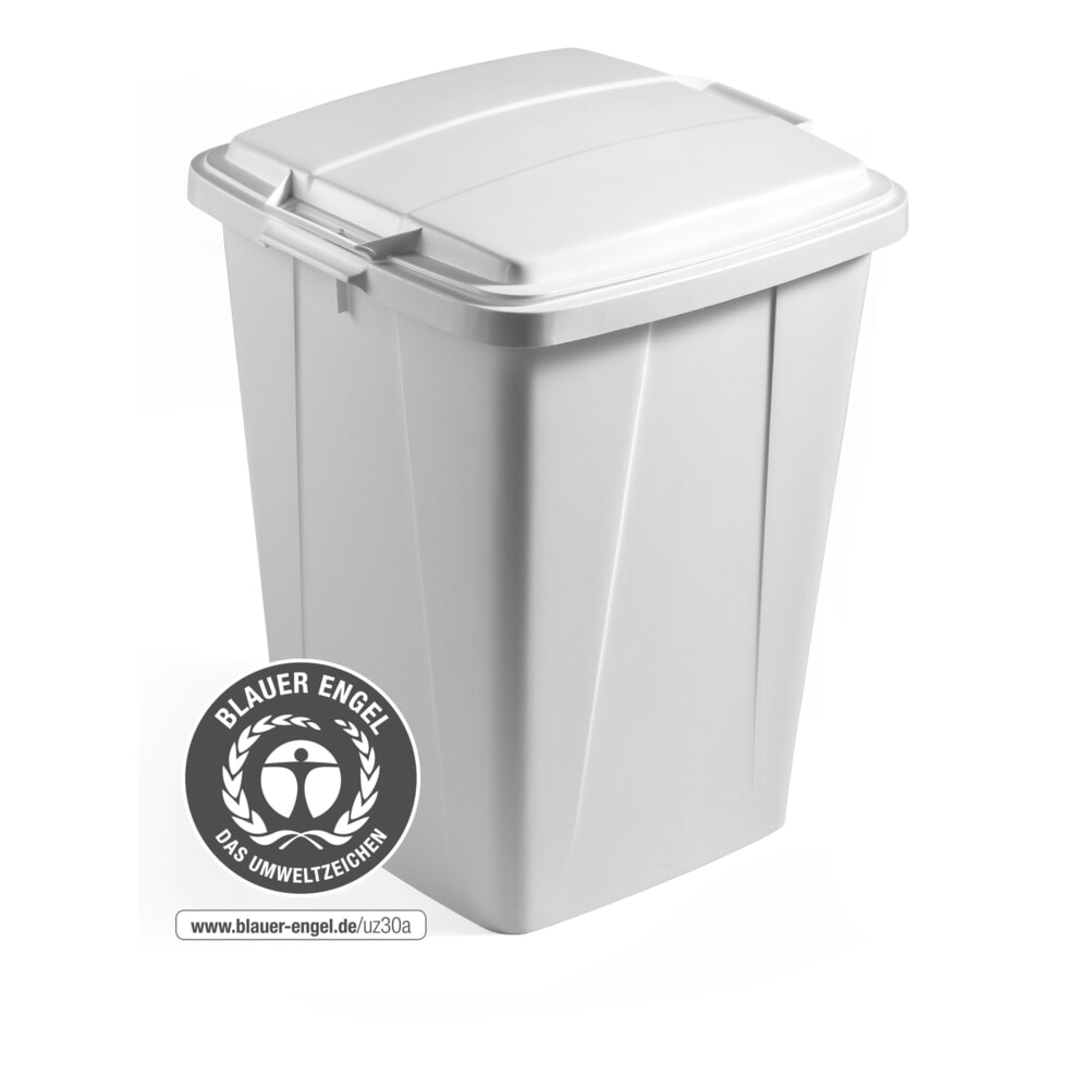 Obrázok výrobku: DURABLE nádoba na odpad do interiéru DURABIN® ECO, objem 90 l, s vekom, sivá