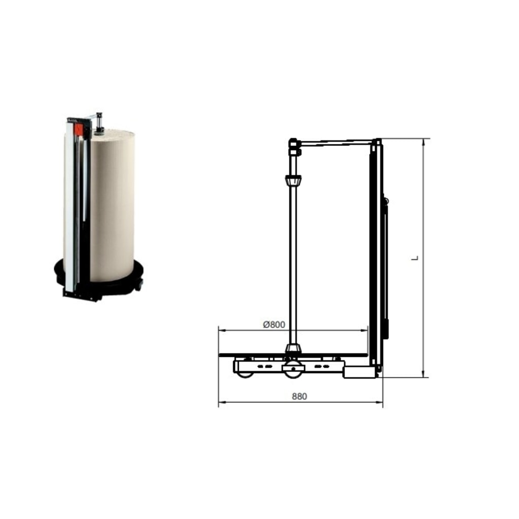 Rocholz vertikálne rezacie stojany, pre ťažké kolieska, maximálna hmotnosť kolieska 200 kg, maximálny priemer kolieska Ø 700 mm, šírka rezu 1600 mm Číslo obrázka výrobku 4: Rocholz vertikálne rezacie stojany, pre ťažké kolieska, maximálna hmotnosť kolieska 200 kg, maximálny priemer kolieska Ø 700 mm, šírka rezu 1600 mm