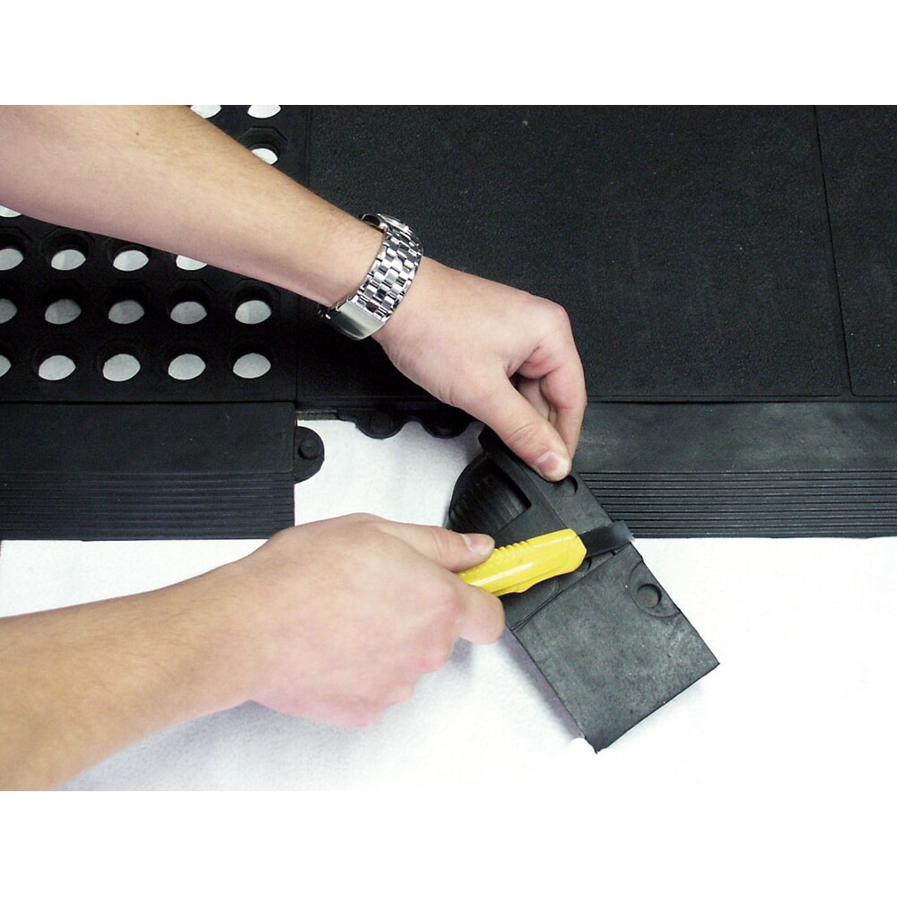 Číslo obrázka výrobku 3: Lišty vrát. rohov pre protiúnavovú rohož YOGA SOLID OIL, samec, čierna, 4 ks/balenie